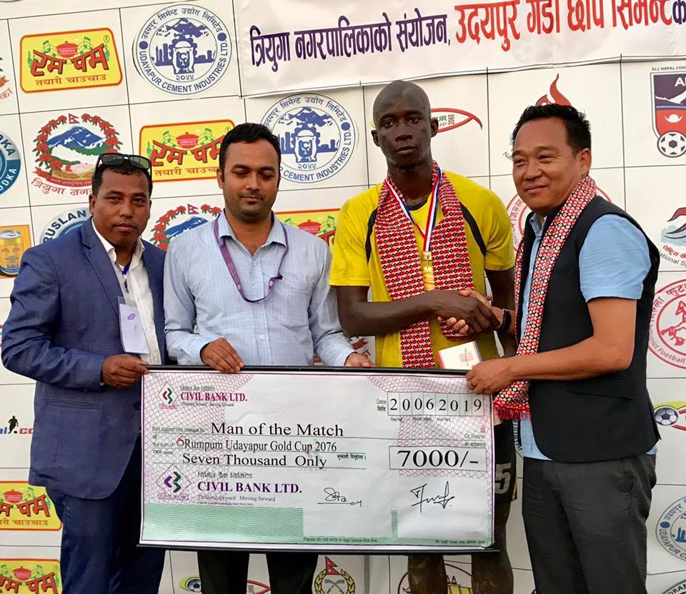 आयोजकलाई हराउदै गोर्खा ब्वाईज फाईनलमा
