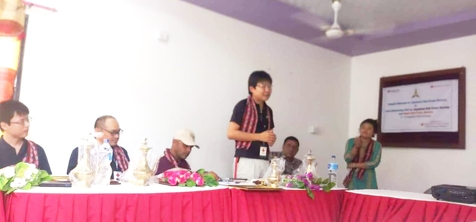 उदयपुरमा जापानिज रेडक्रसको भ्रमण