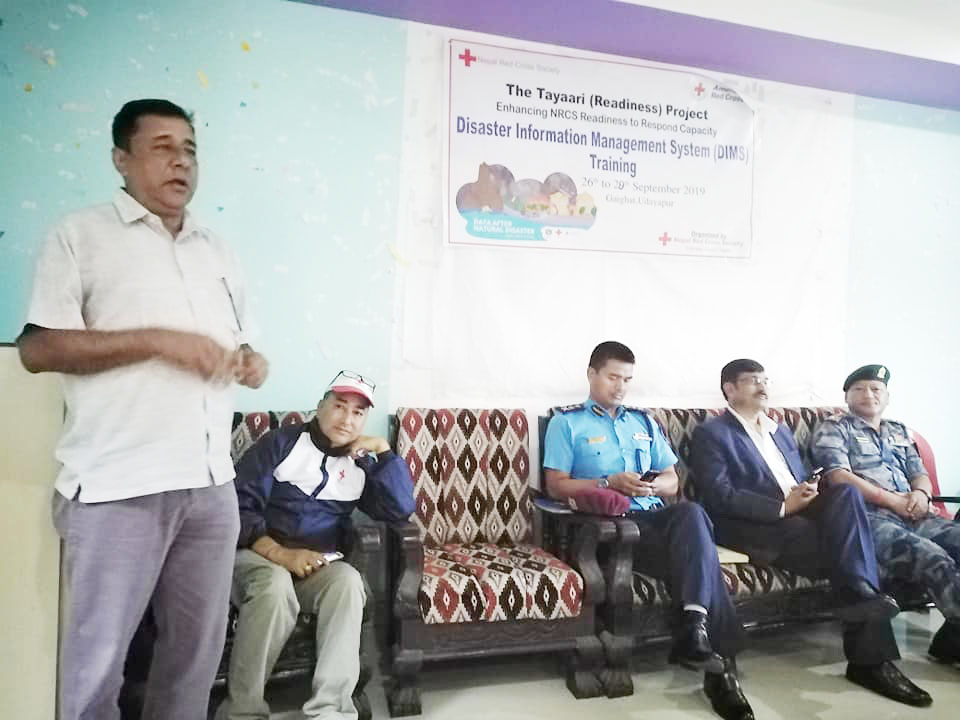 विपद सूचना व्यवस्थापन प्रणाली बिषयमा तालिम सुरु