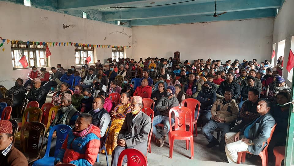 नेकपाको जनवर्गीय संठगनको भेला सम्पन्न