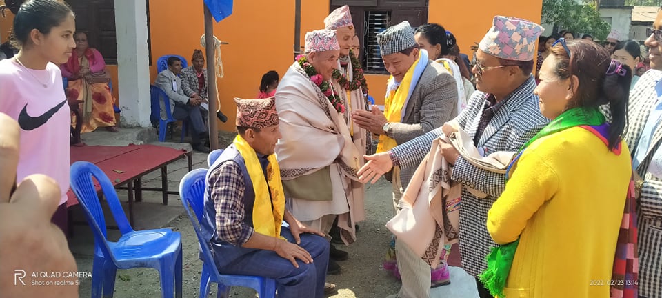६० औं वार्षिक उत्सव तथा १८ औं  अभिभावक दिवसको अवसरमा ६ जनालाइ अभिनन्दन