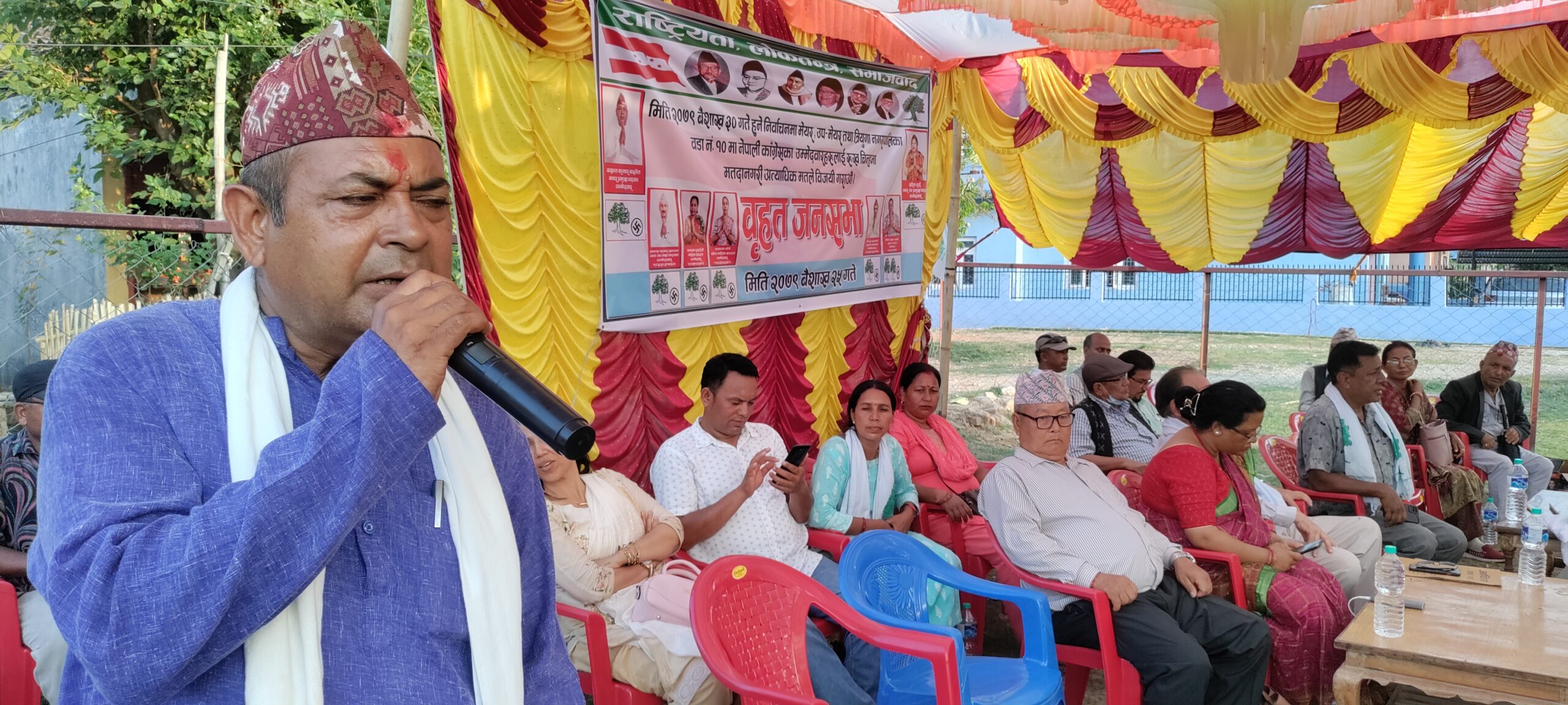 मेयरमा जिते भ्रष्टचारमुक्त नगर बनाउछु ः बसन्त बस्नेत