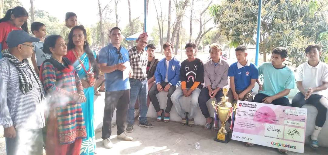 उदयपुरमा खेलाडीहरुलाई सम्मान