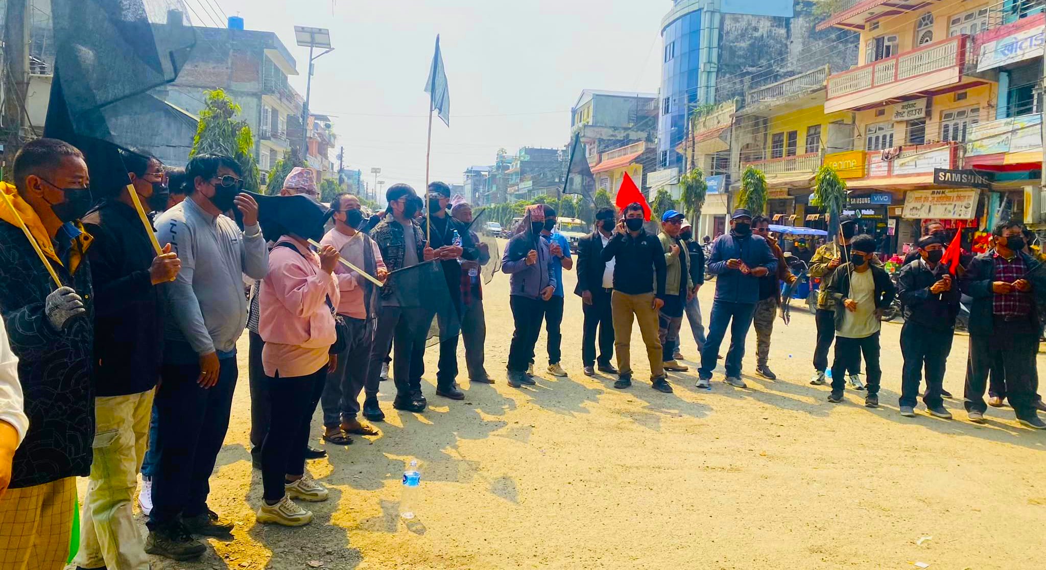 उदयपुरसहित पूर्वको १४ जिल्ला पहिचानवादीले मनाए ‘कालोदिन’