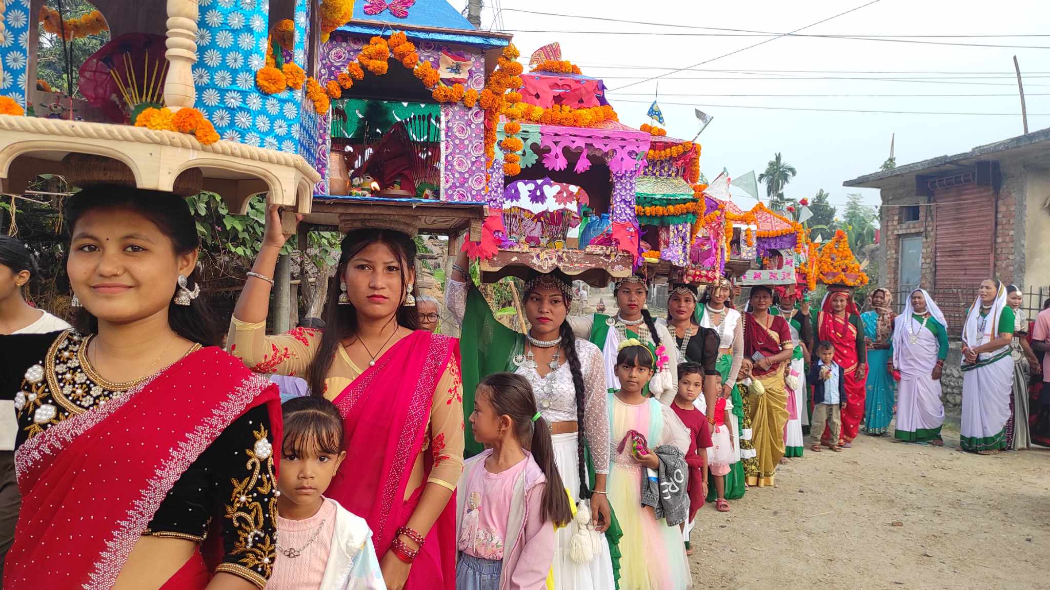 त्रियुगामा सामा चकेवा पर्व