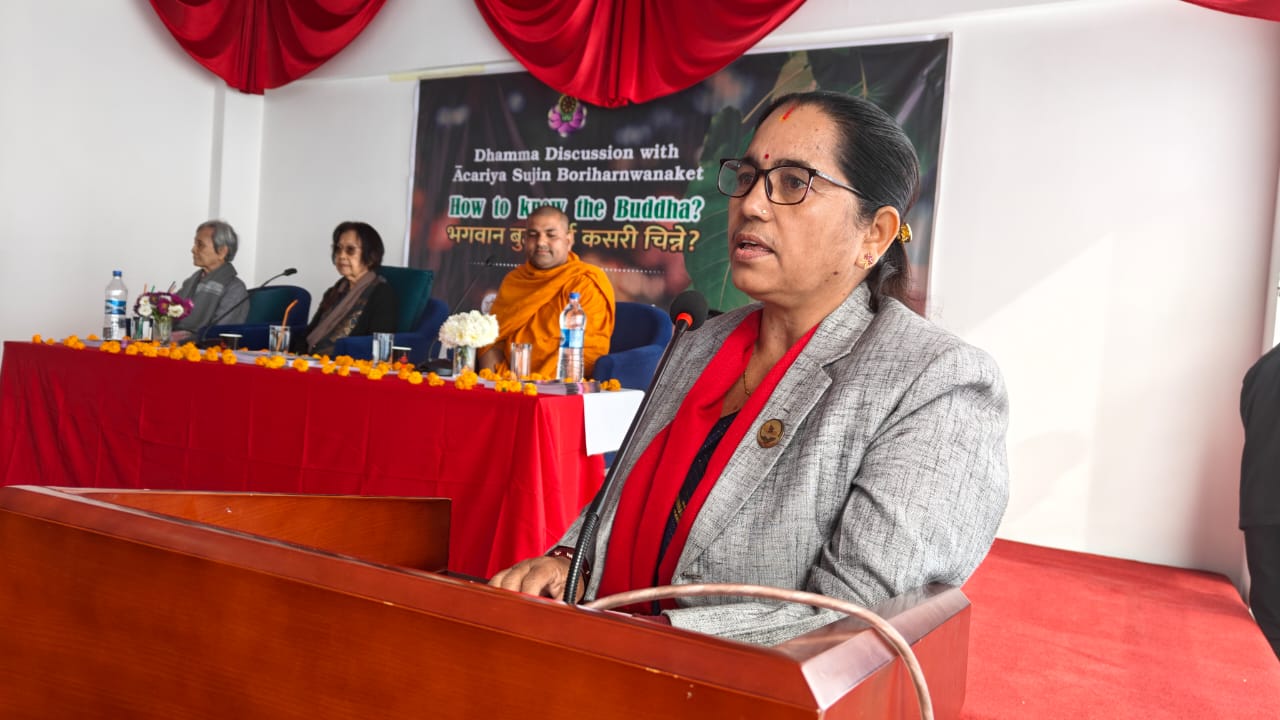 विश्व शान्तिका लागि बौद्ध दर्शन सेतु बन्नसक्छ ः उपाध्यक्ष घिमिरे