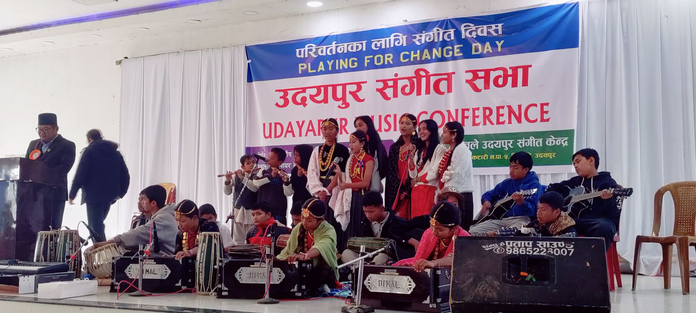उदयपुरमा संगीत सभा, गुन्जीय बालबालिकाहरु