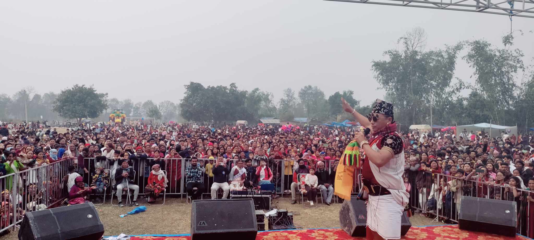 हुर्रामा झुम्यो मगर समुदाय त्रियुगाको फार्सेटमा मगर संग्राहलय उद्घाटन