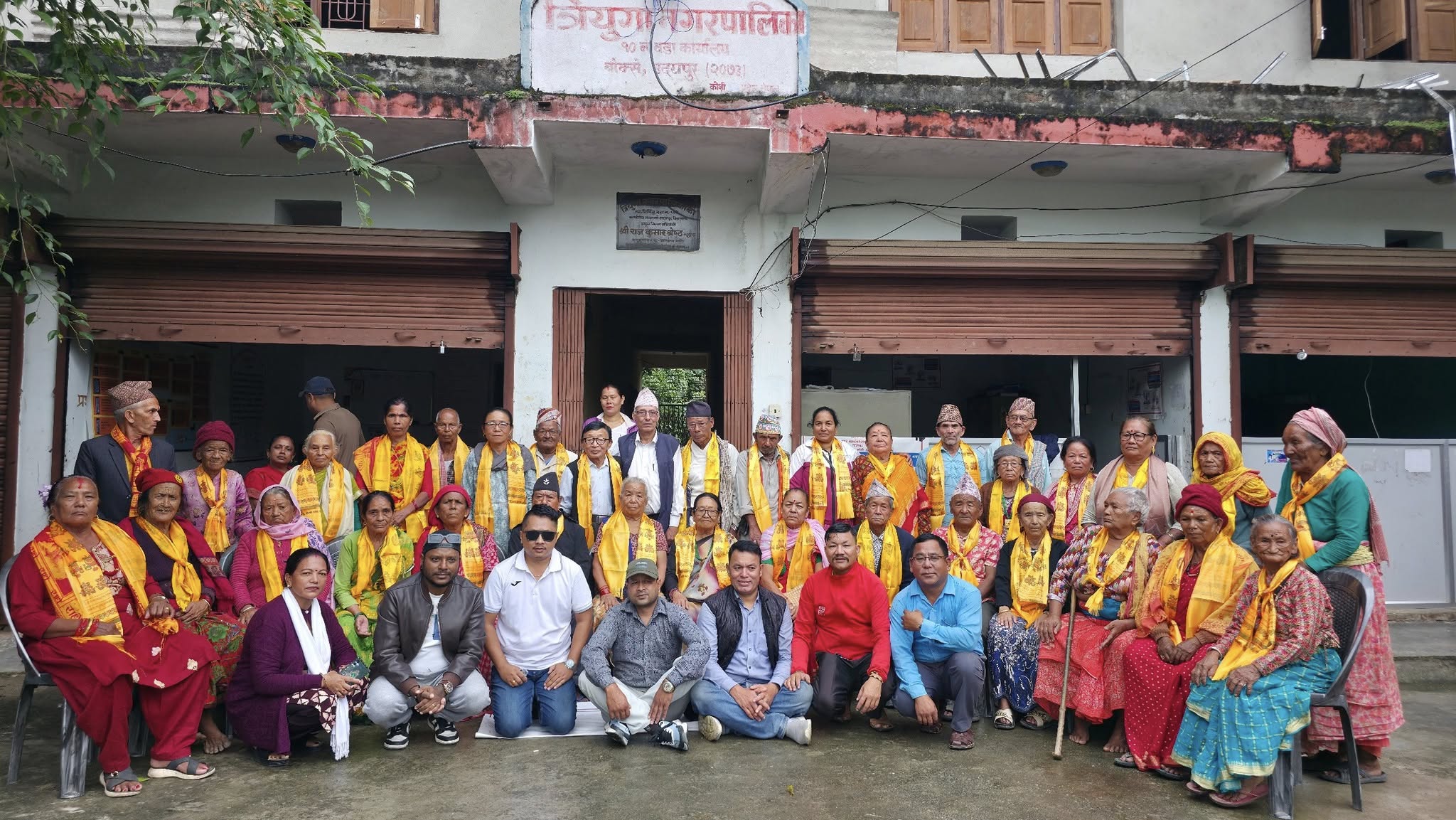 रामेछाप–काठमाण्डौ सिर्जनशिल समाजद्धारा उदयपुरका जेष्ठ नागरिक सम्मानित