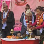 त्रियुगा नगरपालिकाको नयाँ प्रशासकीय भवन उद्घाटन
