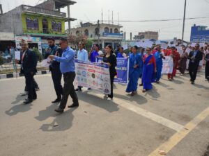लघुवित्त कर्मचारी मिलन केन्द्रको आयोजनामा गाईघाटमा ग्लोबल मनि विक