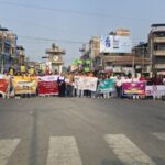 गाईघाट बैंकर्सको आयोजनामा ग्लोवल मनि विकको अबसर पारेर प्रभातफेरी